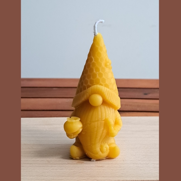 Wichtel Kerze mit Tannenbaum